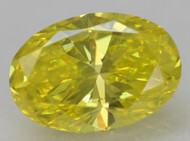 CERTIFIED 1.08 CARAT CANARY YELLOW VVS2 OVAL NATURAL EARTH MINED LOOSE DIAMOND 8.05X5.66MM  *360 REAL IMAGES & VIDEO