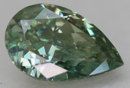 CERTIFIED 0.82 CARAT VIVID GREEN VVS2 PEAR NATURAL EARTH MINED LOOSE DIAMOND 8.25X5.42MM  *360 REAL IMAGES & VIDEO