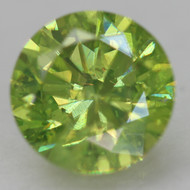 CERTIFIED 0.70 CARAT VIVID GREEN VS2 ROUND BRILLIANT NATURAL EARTH MINED LOOSE DIAMOND 5.6MM  *360 REAL IMAGES & VIDEO