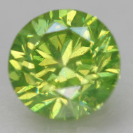CERTIFIED 0.73 CARAT VIVID GREEN VVS2 ROUND BRILLIANT NATURAL EARTH MINED LOOSE DIAMOND 5.46MM  *360 REAL IMAGES & VIDEO
