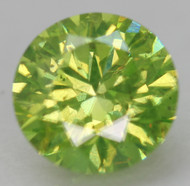 CERTIFIED 0.70 CARAT VIVID GREEN VS1 ROUND BRILLIANT NATURAL EARTH MINED LOOSE DIAMOND 5.71MM  *360 REAL IMAGES & VIDEO
