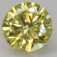 CERTIFIED 0.82 CARAT CANARY YELLOW VVS2 ROUND BRILLIANT NATURAL EARTH MINED LOOSE DIAMOND 6.05MM  *360 IMAGES & VIDEO