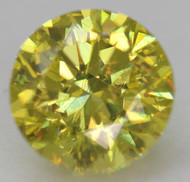 CERTIFIED 1.06 CARAT CANARY YELLOW VVS1 ROUND BRILLIANT NATURAL EARTH MINED LOOSE DIAMOND 6.46MM  *360 IMAGES & VIDEO