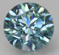 CERTIFIED 0.74 CARAT SKY BLUE VVS2 ROUND BRILLIANT NATURAL EARTH MINED LOOSE DIAMOND 5.75MM  *360 REAL IMAGES & VIDEO