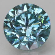 CERTIFIED 0.70 CARAT INTENSE BLUE VVS2 ROUND BRILLIANT NATURAL EARTH MINED LOOSE DIAMOND 5.58MM  *360 IMAGES & VIDEO