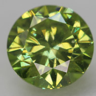 CERTIFIED 0.50 CARAT VIVID GREEN VS2 ROUND BRILLIANT NATURAL EARTH MINED LOOSE DIAMOND 5.11MM  *360 REAL IMAGES & VIDEO