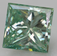 CERTIFIED 1.07 CARAT FANCY BLUE VVS1 PRINCESS NATURAL EARTH MINED LOOSE DIAMOND 5.94X5.83MM  *360 REAL IMAGES & VIDEO