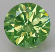 CERTIFIED 0.53 CARAT VIVID GREEN VS1 ROUND BRILLIANT NATURAL EARTH MINED LOOSE DIAMOND 5.13MM  *360 REAL IMAGES & VIDEO
