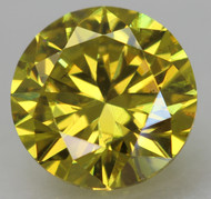 CERTIFIED 0.75 CARAT CANARY YELLOW VVS2 ROUND BRILLIANT NATURAL EARTH MINED LOOSE DIAMOND 5.78MM  *360 IMAGES & VIDEO