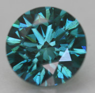 CERTIFIED 0.75 CARAT VIVID BLUE VVS1 ROUND BRILLIANT NATURAL EARTH MINED LOOSE DIAMOND 5.8MM  *360 REAL IMAGES & VIDEO
