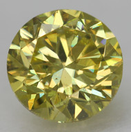 CERTIFIED 0.72 CARAT CANARY YELLOW VS1 ROUND BRILLIANT NATURAL EARTH MINED LOOSE DIAMOND 5.51MM  *360 IMAGES & VIDEO