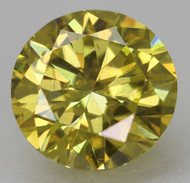 CERTIFIED 0.51 CARAT CANARY YELLOW VS1 ROUND BRILLIANT NATURAL EARTH MINED LOOSE DIAMOND 5.19MM  *360 IMAGES & VIDEO