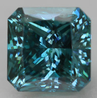 CERTIFIED 0.79 CARAT VIVID BLUE VS2 PRINCESS NATURAL EARTH MINED LOOSE DIAMOND 5.06X5.04MM  *360 REAL IMAGES & VIDEO