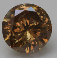0.67 CARAT YELLOW BROWN SI2 ROUND BRILLIANT NATURAL EARTH MINED DIAMOND 5.67MM *360 PROFESSIONAL IMAGES & VIDEO