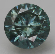 0.46 CARAT VIVID BLUE SI2 ROUND BRILLIANT NATURAL EARTH MINED LOOSE DIAMOND 4.78MM *360 PROFESSIONAL IMAGES & VIDEO