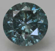 0.51 CARAT VIVID BLUE SI2 ROUND BRILLIANT NATURAL EARTH MINED LOOSE DIAMOND 5.06MM *360 PROFESSIONAL IMAGES & VIDEO