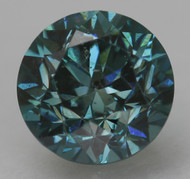 0.51 CARAT VIVID BLUE SI1 ROUND BRILLIANT NATURAL EARTH MINED LOOSE DIAMOND 4.89MM *360 PROFESSIONAL IMAGES & VIDEO