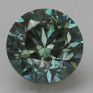 0.57 CARAT VIVID BLUE VS2 ROUND BRILLIANT NATURAL EARTH MINED LOOSE DIAMOND 5.1MM *360 PROFESSIONAL IMAGES & VIDEO