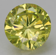 0.60 CARAT CANARY YELLOW SI2 ROUND BRILLIANT NATURAL EARTH MINED LOOSE DIAMOND 5.45MM *360 PROFESSIONAL IMAGES & VIDEO
