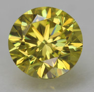 0.25 CARAT CANARY YELLOW VVS1 ROUND BRILLIANT NATURAL EARTH MINED LOOSE DIAMOND 3.94MM *360 PROFESSIONAL IMAGES & VIDEO