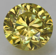 0.30 CARAT CANARY YELLOW VS1 ROUND BRILLIANT NATURAL EARTH MINED LOOSE DIAMOND 4.12MM *360 PROFESSIONAL IMAGES & VIDEO