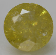 0.73 CARAT CANARY YELLOW ROUND BRILLIANT NATURAL EARTH MINED LOOSE DIAMOND 5.62MM *360 PROFESSIONAL IMAGES & VIDEO