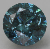 0.56 CARAT VIVID BLUE SI3 ROUND BRILLIANT NATURAL EARTH MINED LOOSE DIAMOND 5.04MM *360 PROFESSIONAL IMAGES & VIDEO