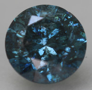 0.71 CARAT FANCY VIVID BLUE ROUND BRILLIANT NATURAL EARTH MINED LOOSE DIAMOND 5.49MM *360 PROFESSIONAL IMAGES & VIDEO