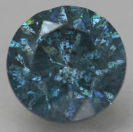 0.73 CARAT FANCY VIVID BLUE ROUND BRILLIANT NATURAL EARTH MINED LOOSE DIAMOND 5.49MM *360 PROFESSIONAL IMAGES & VIDEO