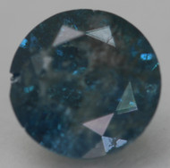 0.88 CARAT FANCY VIVID BLUE ROUND BRILLIANT NATURAL EARTH MINED LOOSE DIAMOND 6.03MM *360 PROFESSIONAL IMAGES & VIDEO