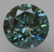CERTIFIED 0.50 CARAT VIVID BLUE VVS2 ROUND BRILLIANT NATURAL EARTH MINED LOOSE DIAMOND 4.9MM  *360 REAL IMAGES & VIDEO