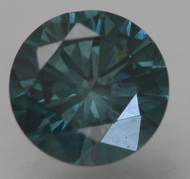 CERTIFIED 0.53 CARAT VIVID BLUE VS1 ROUND BRILLIANT NATURAL EARTH MINED LOOSE DIAMOND 5.24MM  *360 REAL IMAGES & VIDEO
