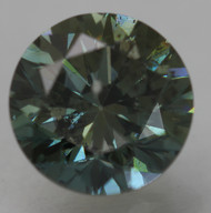 CERTIFIED 1.09 CARAT GREEN BLUE SI1 ROUND BRILLIANT NATURAL EARTH MINED LOOSE DIAMOND 6.36MM *360 REAL IMAGES & VIDEO