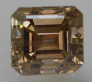 CERTIFIED 0.90 CARAT BROWN YELLOW VS2 EMERALD NATURAL EARTH MINED LOOSE DIAMOND 4.97X4.66MM  *360 REAL IMAGES & VIDEO