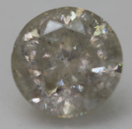 Certified 2.13 Carat Light Silver SI3 Round Brilliant Natural EARTH MINED Loose Diamond 7.79mm  *360 REAL IMAGES & VIDEO