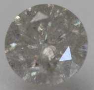 CERTIFIED 2.57 CARAT I COLOR SI3 ROUND BRILLIANT NATURAL EARTH MINED LOOSE DIAMOND FOR RING 8.53MM *360 IMAGES & VIDEO