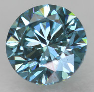 0.19 CARAT FANCY BLUE VS1 ROUND BRILLIANT NATURAL EARTH MINED LOOSE DIAMOND 3.7MM *REAL IS RARE, REAL IS A DIAMOND