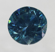 0.54 CARAT VIVID BLUE ROUND BRILLIANT NATURAL EARTH MINED LOOSE DIAMOND FOR RING 5.22MM *REAL IS RARE, REAL IS A DIAMOND