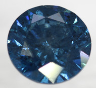0.16 CARAT VIVID BLUE ROUND BRILLIANT NATURAL EARTH MINED LOOSE DIAMOND FOR RING 3.6MM *REAL IS RARE, REAL IS A DIAMOND