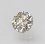 0.55 Carat Light Silver Color Round Brilliant Natural EARTH MINED Loose Diamond For Ring 5.2mm *REAL IS RARE, A DIAMOND
