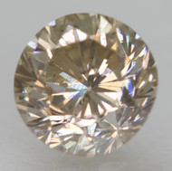 Certified 0.98 Carat Yellow Brown SI1 Round Brilliant Natural EARTH MINED Diamond 5.87mm *360 REAL VIDEO& IMAGES