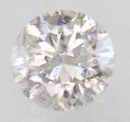 Certified 0.54 Carat F Color SI2 Round Brilliant Natural EARTH MINED Loose Diamond For Ring 5.4mm  *360 VIDEO & IMAGES