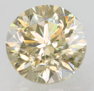 CERTIFIED 0.80 CARAT FANCY YELLOW VS2 ROUND BRILLIANT NATURAL EARTH MINED LOOSE DIAMOND 5.68MM  *360 REAL VIDEO& IMAGES