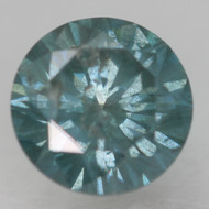 0.61 CARAT VIVID BLUE SI3 ROUND BRILLIANT NATURAL EARTH MINED LOOSE DIAMOND 5.41MM *360 PROFESSIONAL IMAGES & VIDEO