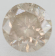 1.01 Carat Light Brown Round Brilliant Natural EARTH MINED Loose Diamond For Ring 6.11mm 360 PROFESSIONAL IMAGES & VIDEO