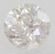 0.54 CARAT H COLOR SI2 ROUND BRILLIANT NATURAL EARTH MINED LOOSE DIAMOND FOR JEWELRY 4.85MM *360 REAL IMAGES & VIDEO