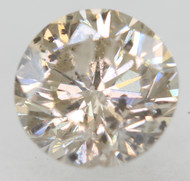 1.01 Carat Top Light Brown Round Brilliant Natural EARTH MINED Loose Diamond For Ring 6.08mm *360 REAL IMAGES & VIDEO