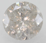 1.03 Carat Light Gray Round Brilliant Natural EARTH MINED Loose Diamond For Ring 6.35mm *360 PROFESSIONAL IMAGES & VIDEO