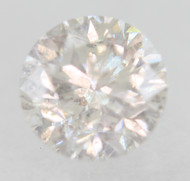 0.52 CARAT F COLOR SI2 ROUND BRILLIANT NATURAL EARTH MINED LOOSE DIAMOND FOR JEWELRY 4.94MM *360 REAL IMAGES & VIDEO