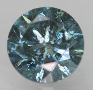0.46 CARAT VIVID BLUE SI2 ROUND BRILLIANT NATURAL EARTH MINED LOOSE DIAMOND 4.77MM *360 PROFESSIONAL IMAGES & VIDEO